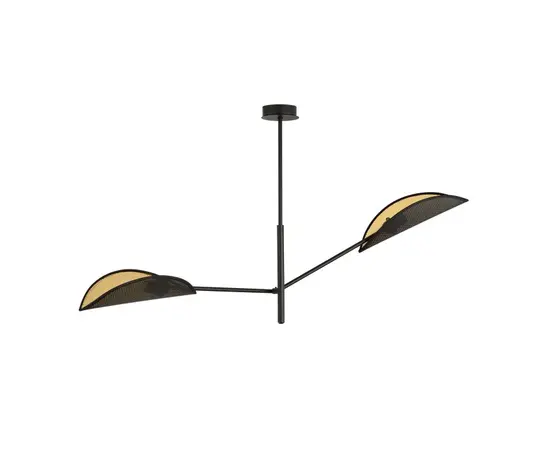 Люстра EMIBIG VENE 2 E14 2x MAX 40W черный золото