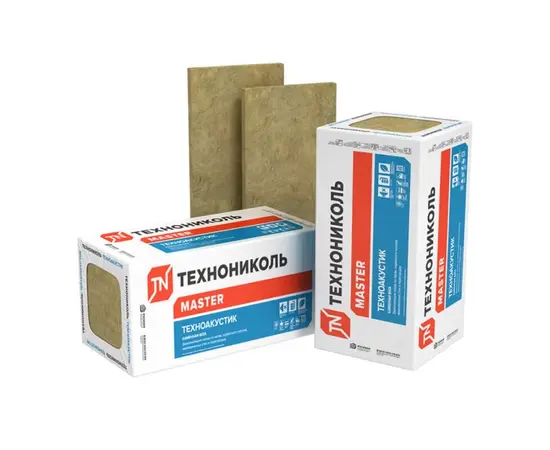 Mineral wool ТехноНиколь Technoacoustic 1200x600x50 5.76 m² Mineral wool ТехноНиколь Technoacoustic 1200x600x50 5.76 m²
