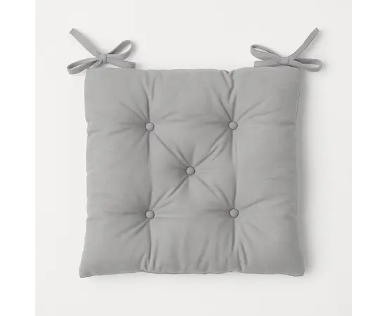 Chair cushion Runo 40x40 cm light gray