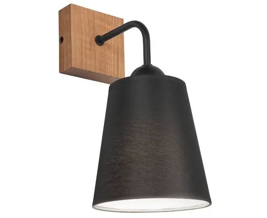 Wall lamp Lamkur LULA 1 Е27 oak black 47737 Wall lamp Lamkur LULA 1 Е27 oak black 47737