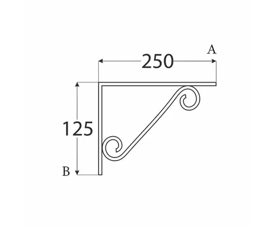დეკორატიული კუთხედი VELANO 5270 250x125
