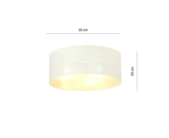 Ceiling lamp EMIBIG ASTON 3 E27 3x MAX 60W white gold Ceiling lamp EMIBIG ASTON 3 E27 3x MAX 60W white gold