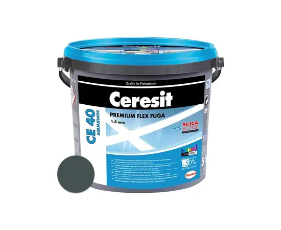 ფუგა Ceresit CE 40 Aquastatic 12 2 კგ  ნაცრისფერი