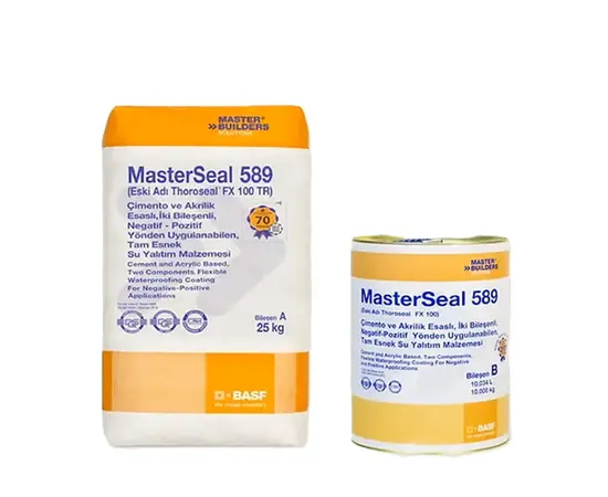 ჰიდროიზოლაცია ორკომპონენტიანი SikaTop-589 Seal Grey A 25 კგ + B 10 კგ ჰიდროიზოლაცია ორკომპონენტიანი SikaTop-589 Seal Grey A 25 კგ + B 10 კგ