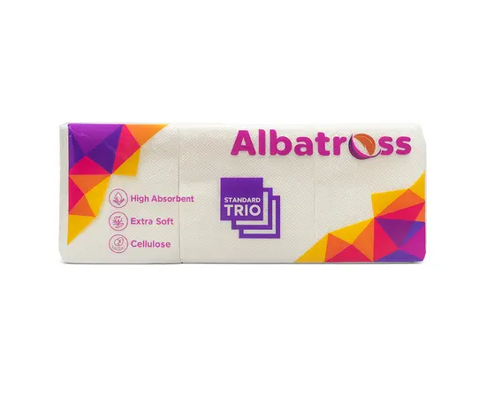 ხელსახოცები Albatross Trio 150 ც