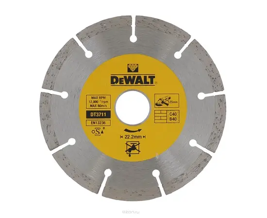 ალმასის დისკი DeWalt DT3711 125x22.2 მმ ალმასის დისკი DeWalt DT3711 125x22.2 მმ
