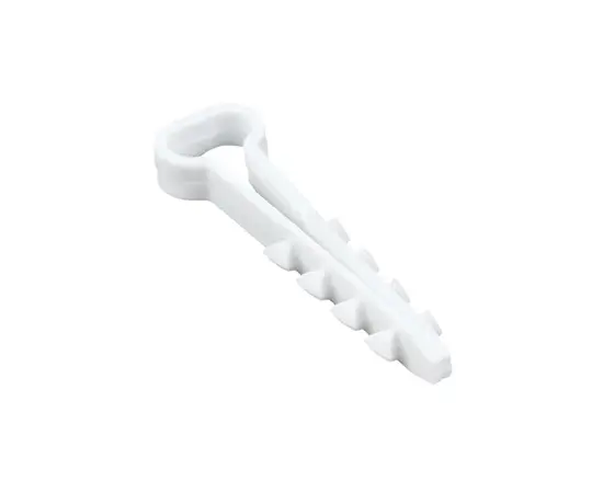 სამონტაჟო დუბელ ხამუთი EKF PROXIMA 5x10 მმ ბრტყელი კაბელისთვის ვობლერი 10 ც თეთრი სამონტაჟო დუბელ ხამუთი EKF PROXIMA 5x10 მმ ბრტყელი კაბელისთვის ვობლერი 10 ც თეთრი