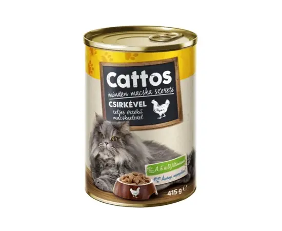 კატის სველი საკვები Cattos 415გ ფრინველის ხორცით