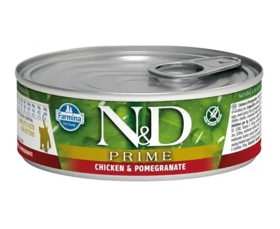 Wet cat food Farmina N&D Prime Kitten chicken and pomegranate 70 g Wet cat food Farmina N&D Prime Kitten chicken and pomegranate 70 g