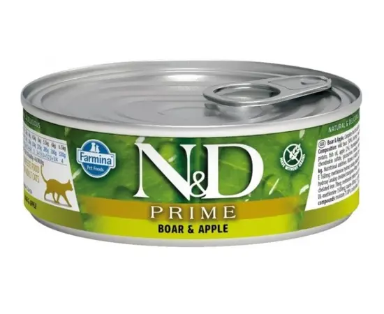 Wet cat food Farmina N&D Prime boar and apple 70 g Wet cat food Farmina N&D Prime boar and apple 70 g
