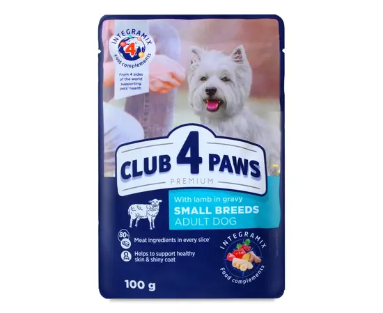 ჟელე 4 Paws ლეკვის ბატკნის ხორცით 0,1კგ