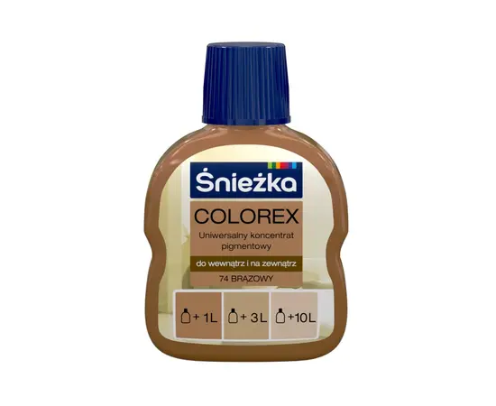 Universal pigment concentrate Sniezka Colorex 100 ml brown N74