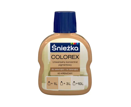 Universal pigment concentrate Sniezka Colorex 100 ml cream N60