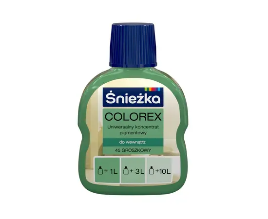 Universal pigment concentrate Sniezka Colorex 100 ml lime green N45