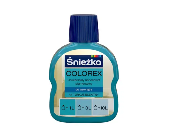 Universal pigment concentrate Sniezka Colorex 100 ml blue turquoise N44
