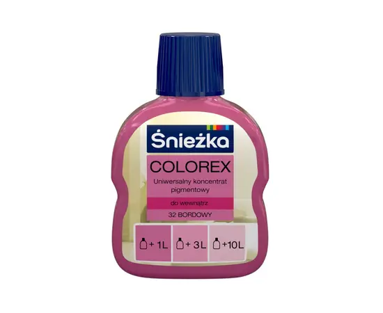 Universal pigment concentrate Sniezka Colorex 100 ml burgundy N32