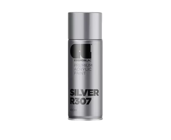Lac-spray paint Cosmos Lac COSMOS R307 light silver 400 ml