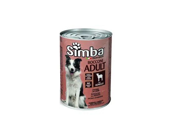 Wet food for adult dogs lamb MONGE SIMBA 415g Wet food for adult dogs lamb MONGE SIMBA 415g