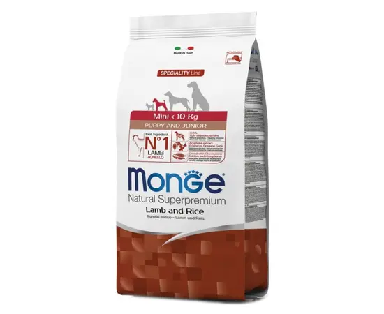 Dry food for small breed puppies lamb and rice Monge 2.5 kg Dry food for small breed puppies lamb and rice Monge 2.5 kg