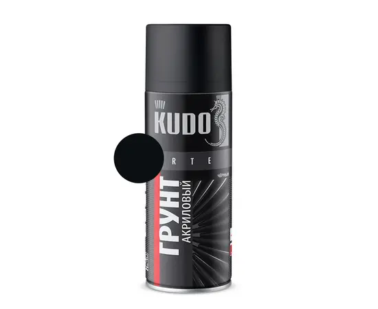აკრილის უნივერსალური გრუნტი KUDO KU-2103 შავი 520მლ