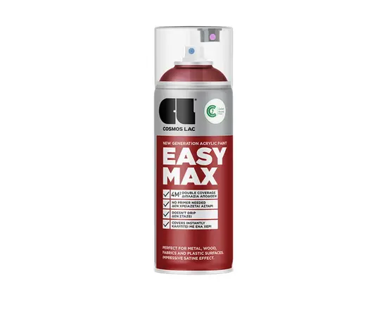 Lac-spray paint Cosmos Lac EASY MAX RAL 3002 dark red 400 мл