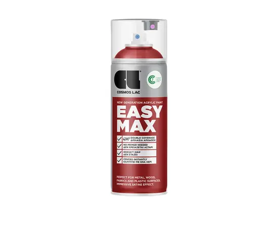 Lac-spray paint Cosmos Lac EASY MAX RAL 3020 red 400 мл