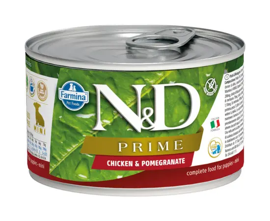 Dog food Farmina N&D Prime Puppy Mini chicken and pomegranate 140 g Dog food Farmina N&D Prime Puppy Mini chicken and pomegranate 140 g