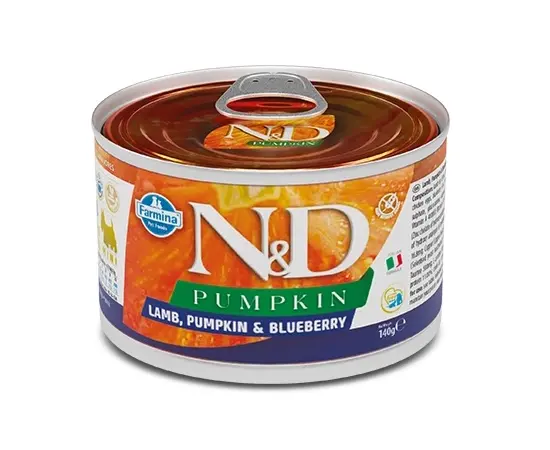 Dog food Farmina N&D Pumpkin Adult Mini lamb and blueberries 140 g Dog food Farmina N&D Pumpkin Adult Mini lamb and blueberries 140 g