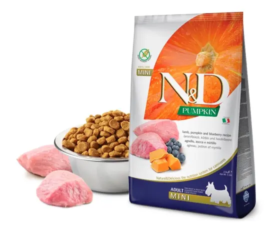 Dog food Farmina N&D Pumkin Adult Mini lamb and blueberries 2.5 kg Dog food Farmina N&D Pumkin Adult Mini lamb and blueberries 2.5 kg