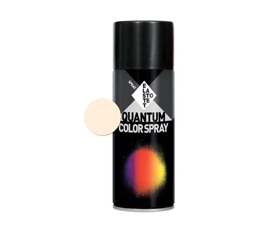 სპრეი საღებავი Elastotet Quantum Color Spray Ral 9001 400ml კრემისფერი