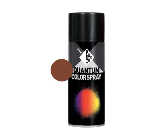 სპრეი საღებავი Elastotet Quantum Color Spray Ral 8007 400ml ყავისფერი