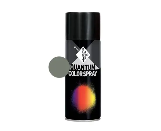 სპრეი საღებავი Elastotet Quantum Color Spray Ral 7023 400ml ბეტონი ნაცრისფერი
