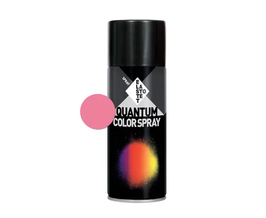 სპრეი საღებავი Elastotet Quantum Color Spray Ral 3015 400ml ვარდისფერი