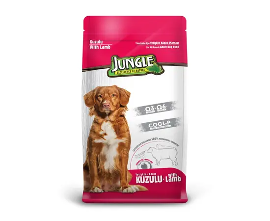 Dry food for all breeds of dogs Jungle lamb meat 15kg Dry food for all breeds of dogs Jungle lamb meat 15kg