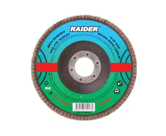 დისკი ფურცლოვანი RAIDER RD 115mm  А-40 დისკი ფურცლოვანი RAIDER RD 115mm  А-40