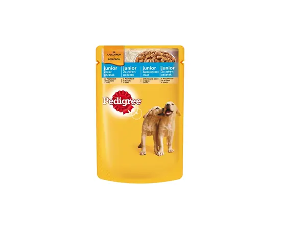 Влажный корм для щенков Pedigree со вкусом курицы и риса