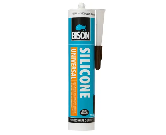 Силикон универсальный Bison 280 мл коричневый Силикон универсальный Bison 280 мл коричневый