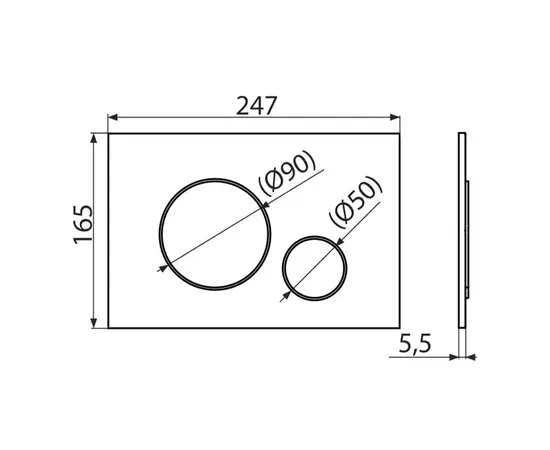 Installation system for suspended toilet Alcadrain AM101/1120 + button M678
