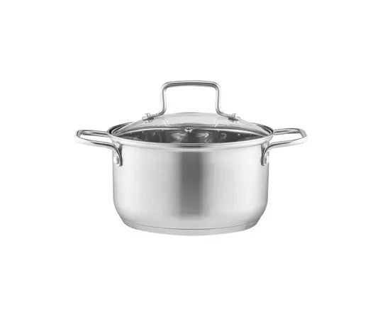 Pot with glass lid Ambition HUGO 44460 22cm 3,5l Pot with glass lid Ambition HUGO 44460 22cm 3,5l