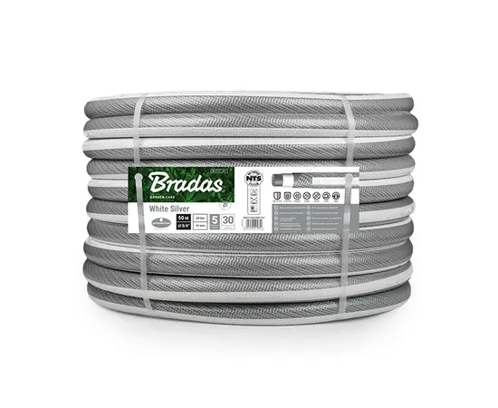 შლანგი Bradas NTS White Silver WWS3/450 3/4" 50 მ შლანგი Bradas NTS White Silver WWS3/450 3/4" 50 მ