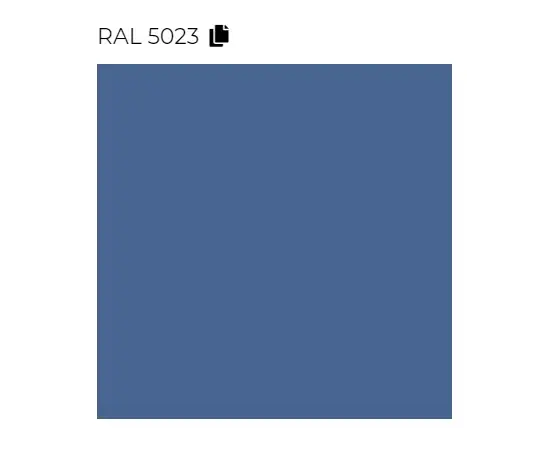 დეკორატიული რადიატორი Terma TRIGA AN ღია ლურჯი Ral 5023 Soft (ZX) 1700/280