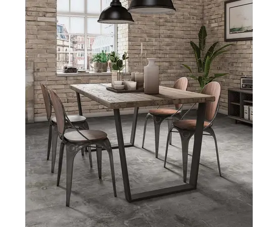 Ножка для стола REI трапеция черный 7-917.8071.18P 710х800 мм Ножка для стола REI трапеция черный 7-917.8071.18P 710х800 мм