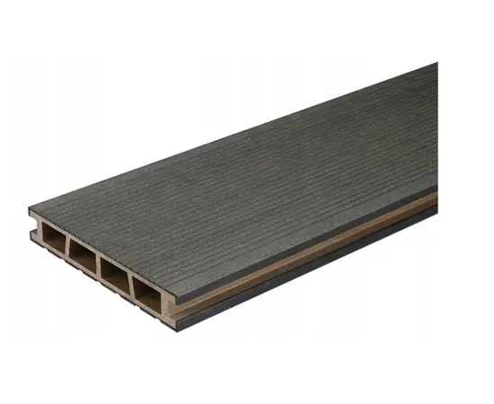 ტერასის დაფა Bergdeck Black Brushed 150x25x2400 მმ 1ც=0,36მ²