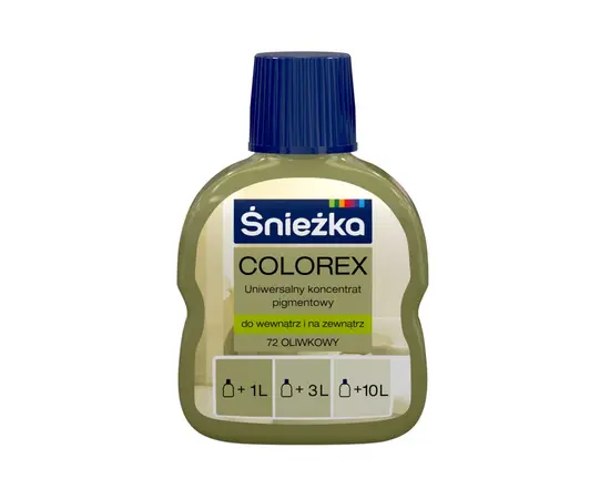 Universal pigment concentrate Sniezka Colorex 100 ml olive N72