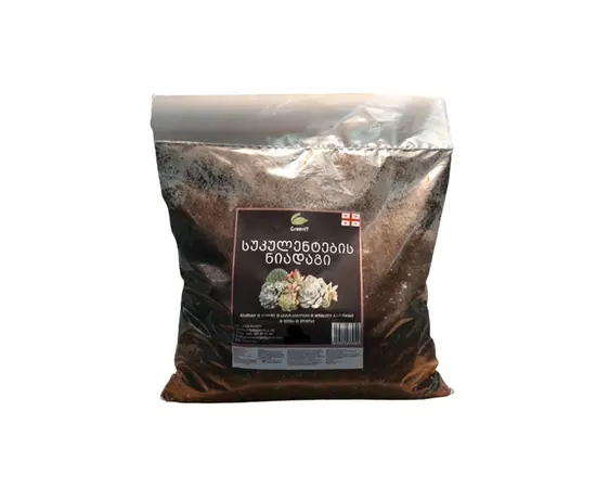 ნიადაგი კაქტუსებისთვის და სუკულენტებისთვის Green It 3ლ