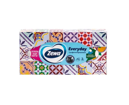 ქაღალდი კუბში Zewa 100ც 2ფენა