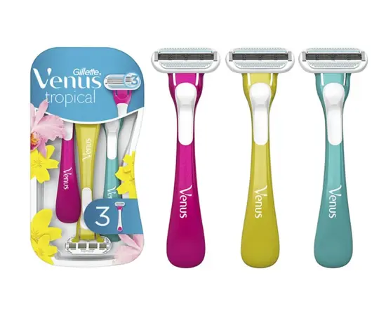 საპარსი ერთჯერადი Venus Tropical 3 ც საპარსი ერთჯერადი Venus Tropical 3 ც