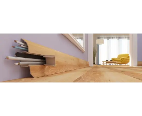 Плинтус VOX Profile PVC Flex Ясень BF-503 2,5m Плинтус VOX Profile PVC Flex Ясень BF-503 2,5m