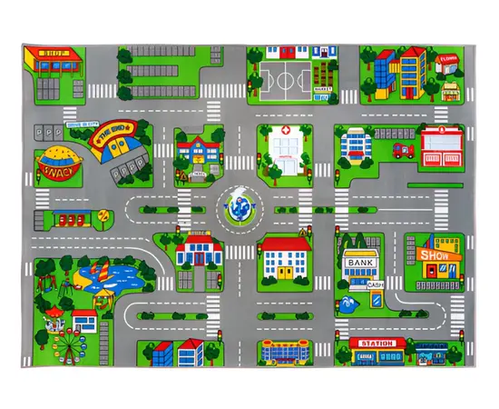 ფეხსაგები  Hamat BV 712 PLAY CARPET CITY 100x150 სმ