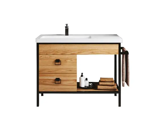 Floor cabinet with washbasin Denko Dila 100 OAK